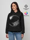 Женское худи / Кот в Космосе