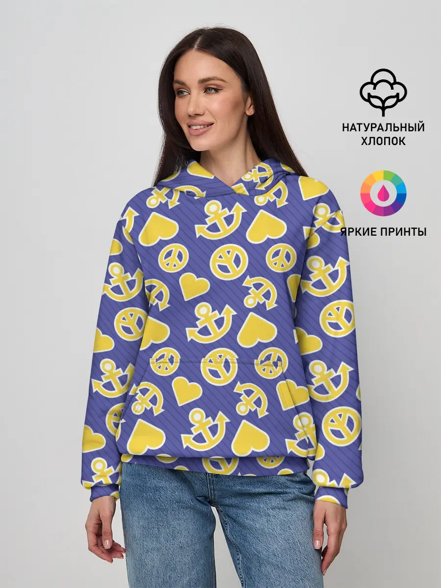 Женское худи / Kimyou na Bouken паттерн