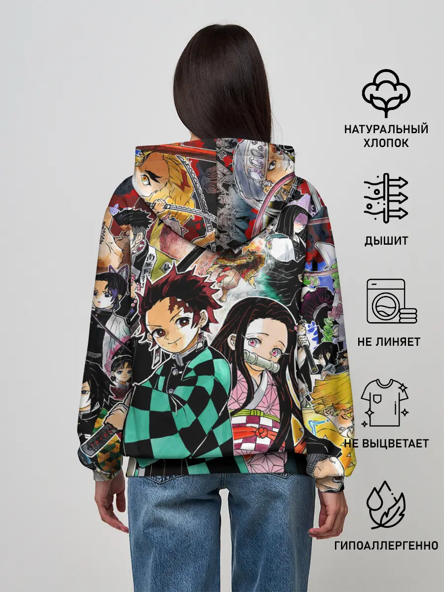 Женское худи / Клинок рассекающий демонов