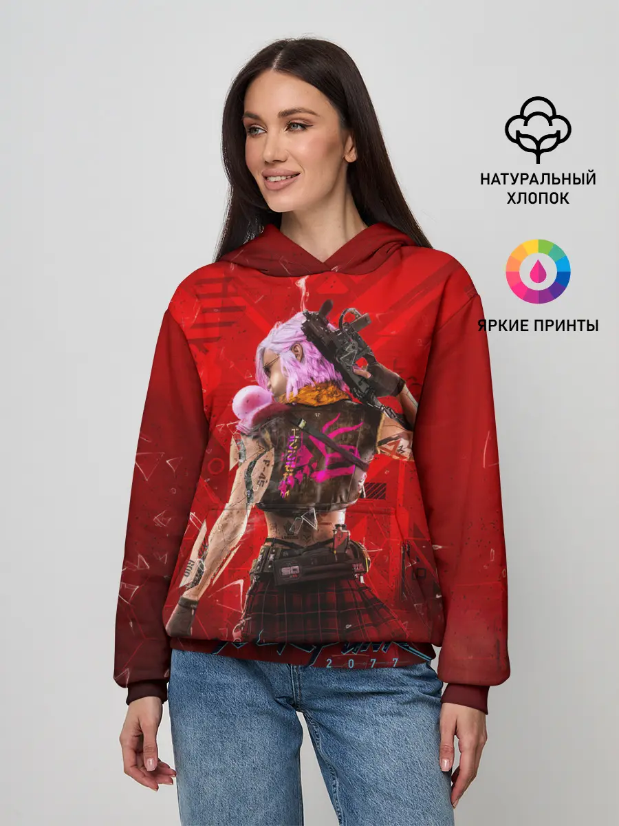 Женское худи / КИБЕРПАНК 2077