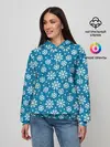Женское худи / Снежинки