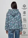 Женское худи / Снежинки