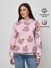 Женское худи / Капкейки на розовом