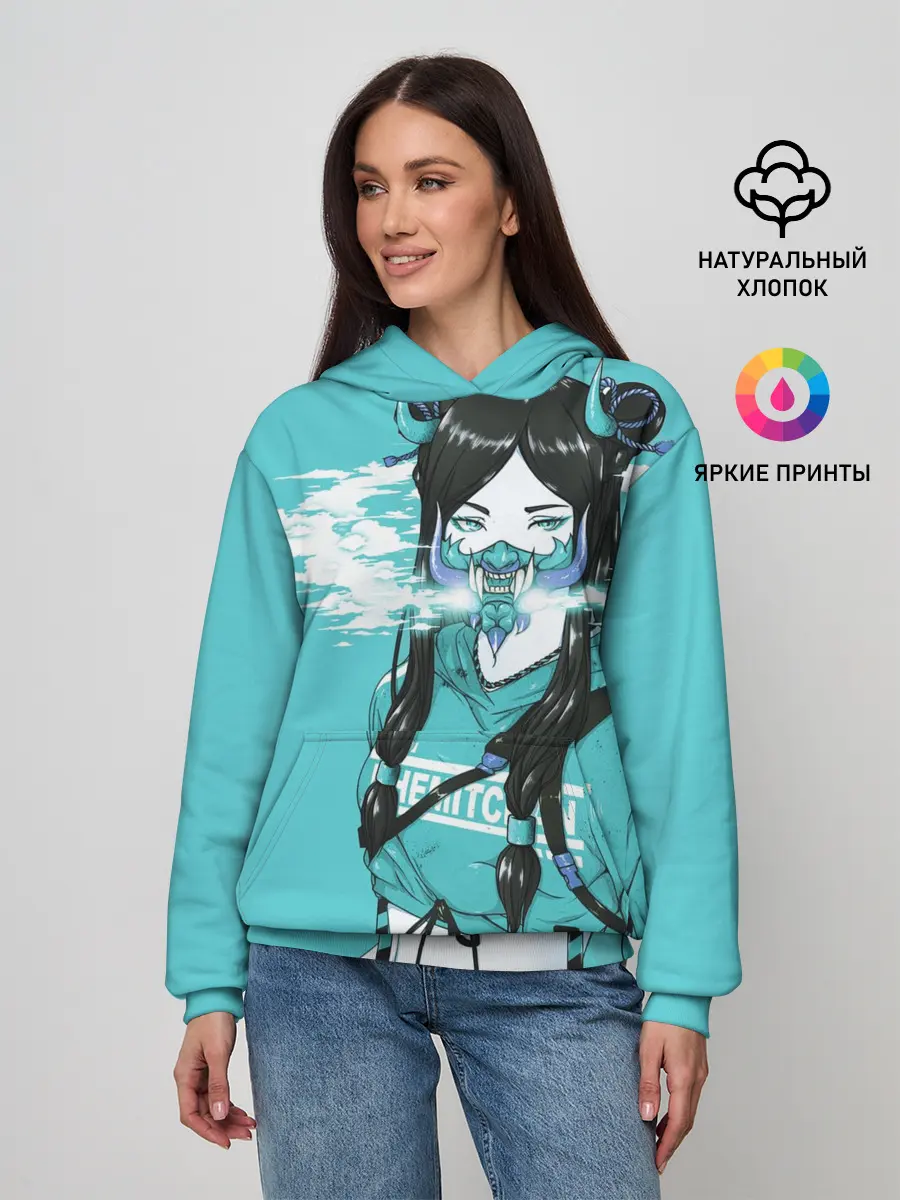 Женское худи / Самурай