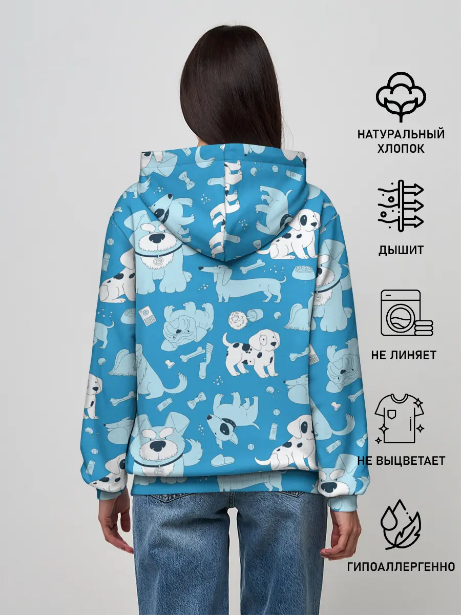 Женское худи / Собачки