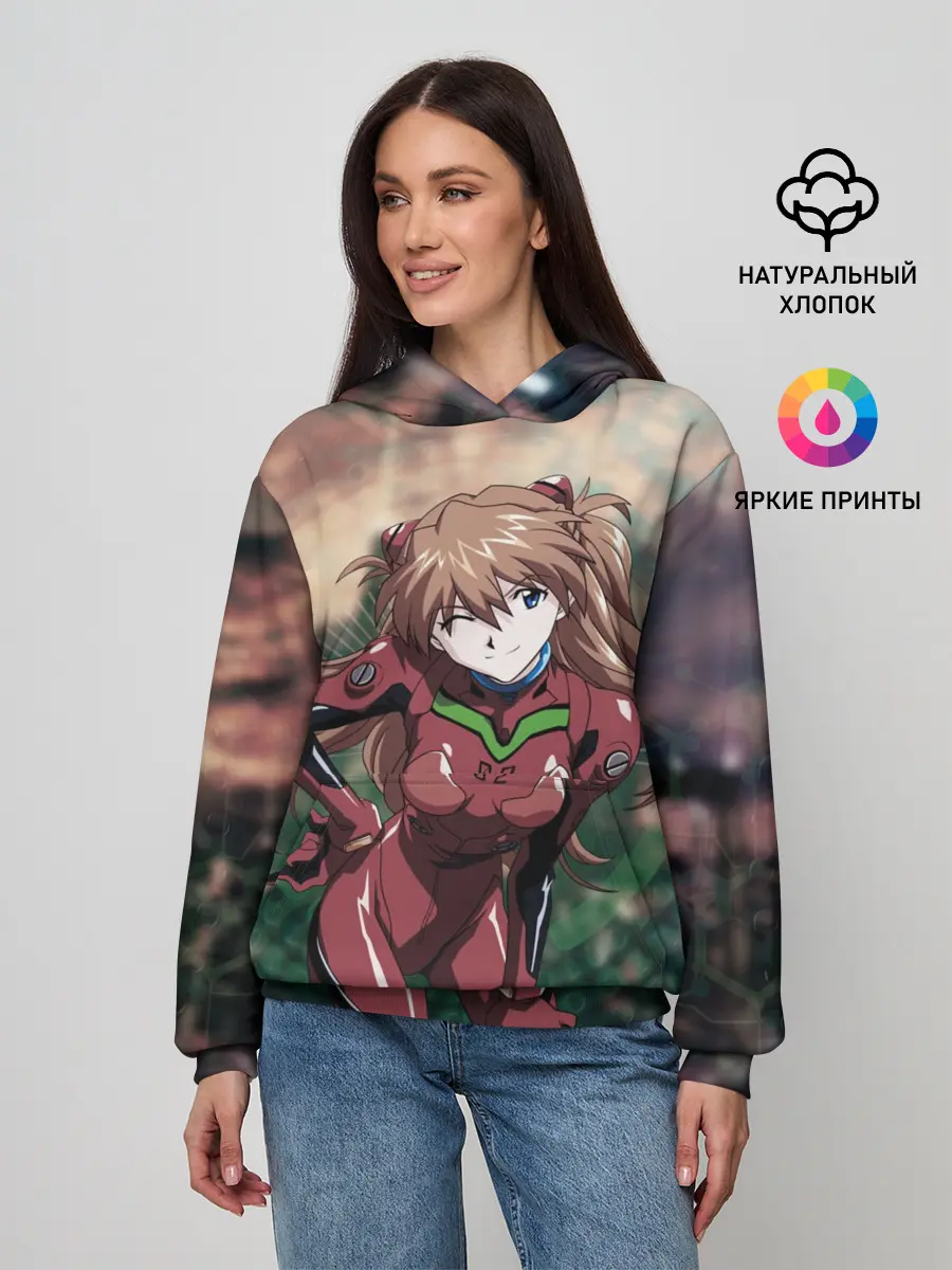 Женское худи / АСКА в своем костюме пилота