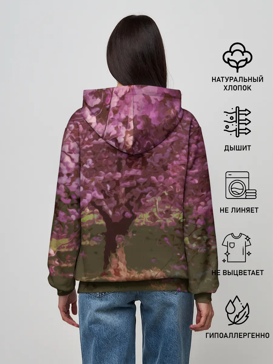 Женское худи / Zero Two Сад сакуры