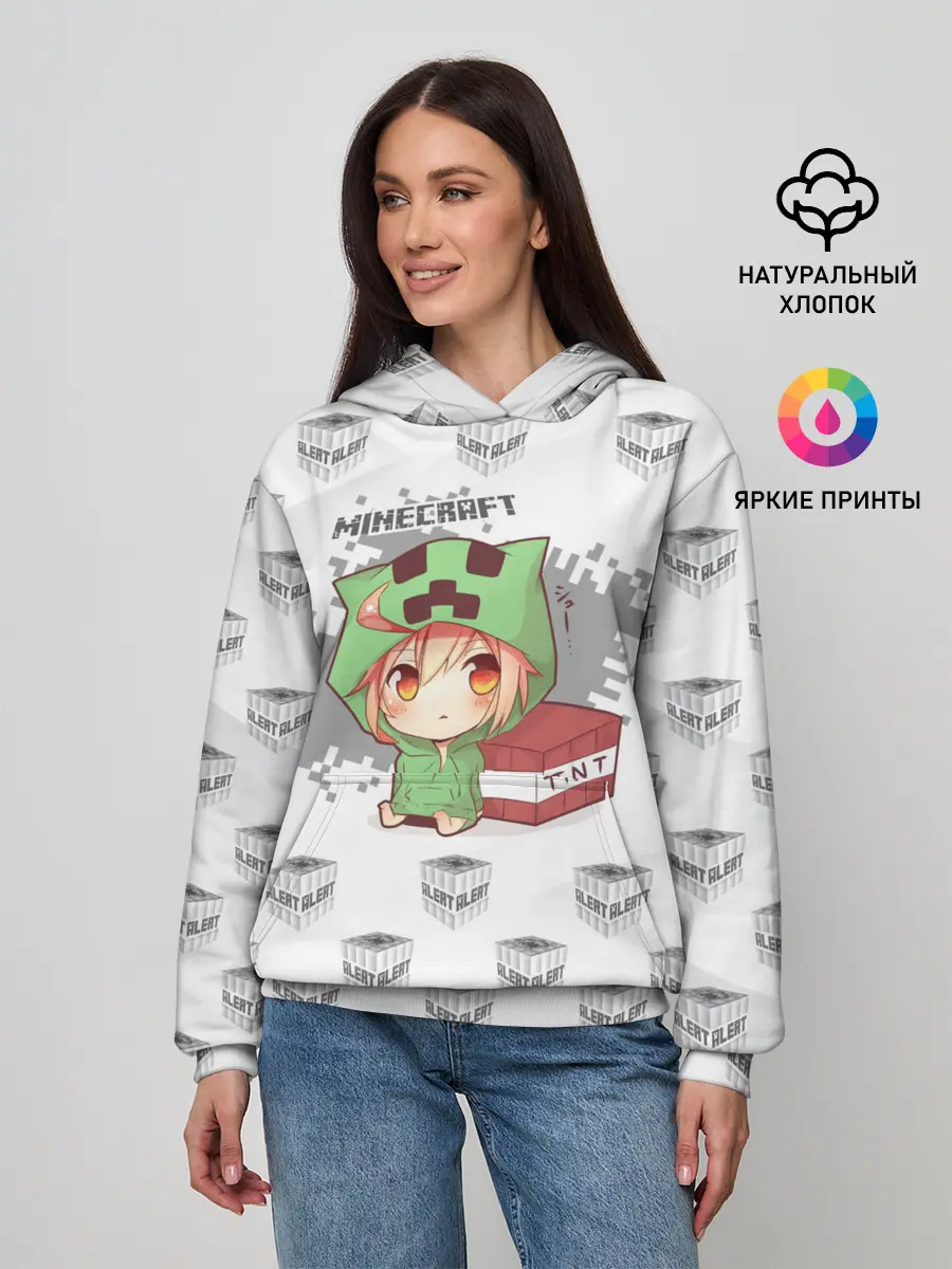 Женское худи / Minecraft