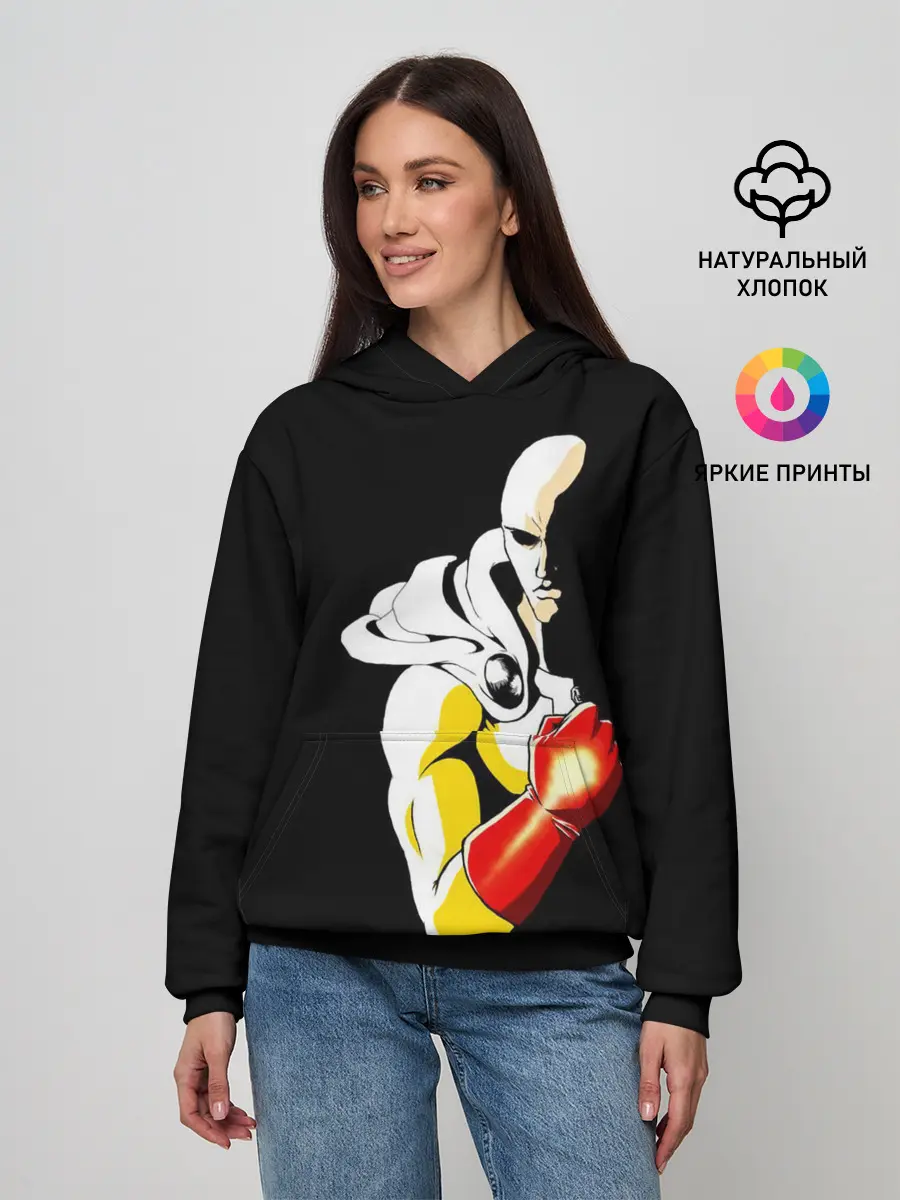 Женское худи / Сайтама | One Punch Man