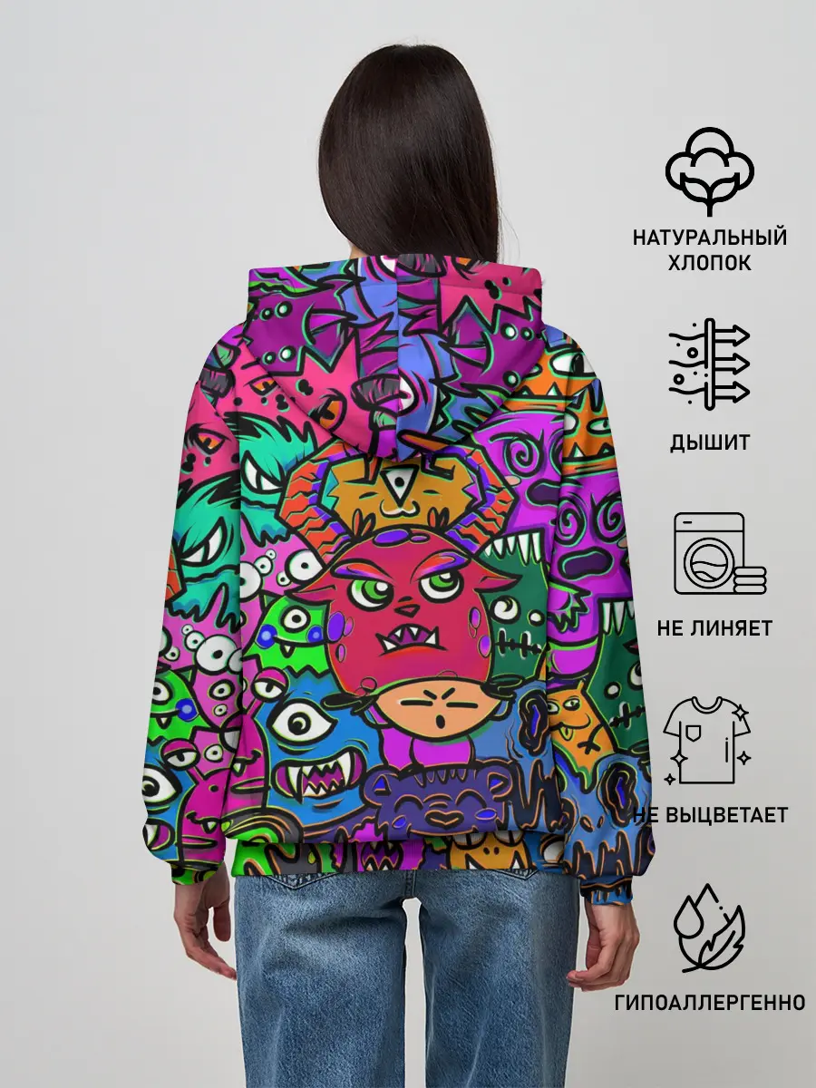 Женское худи / Happy