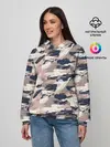 Женское худи / Кремовый камуфляж