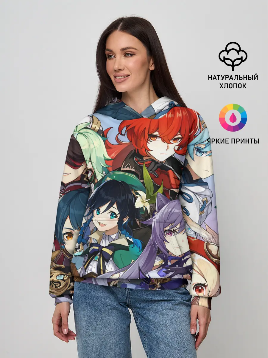 Женское худи / Персонажи Genshin Impact