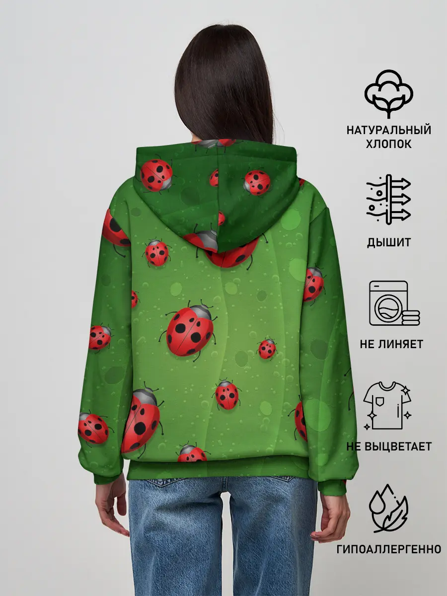 Женское худи / БОЖЬИ КОРОВКИ