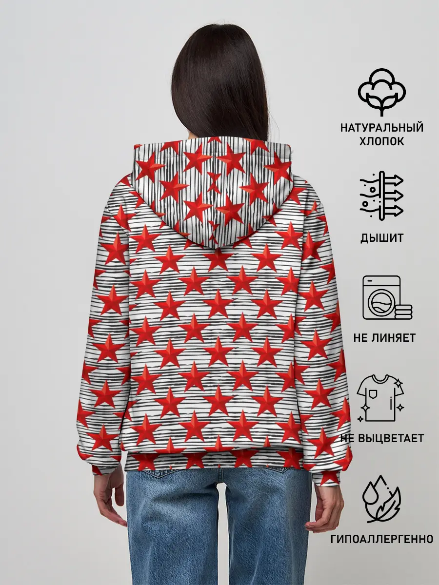 Женское худи / День защитника Отечества