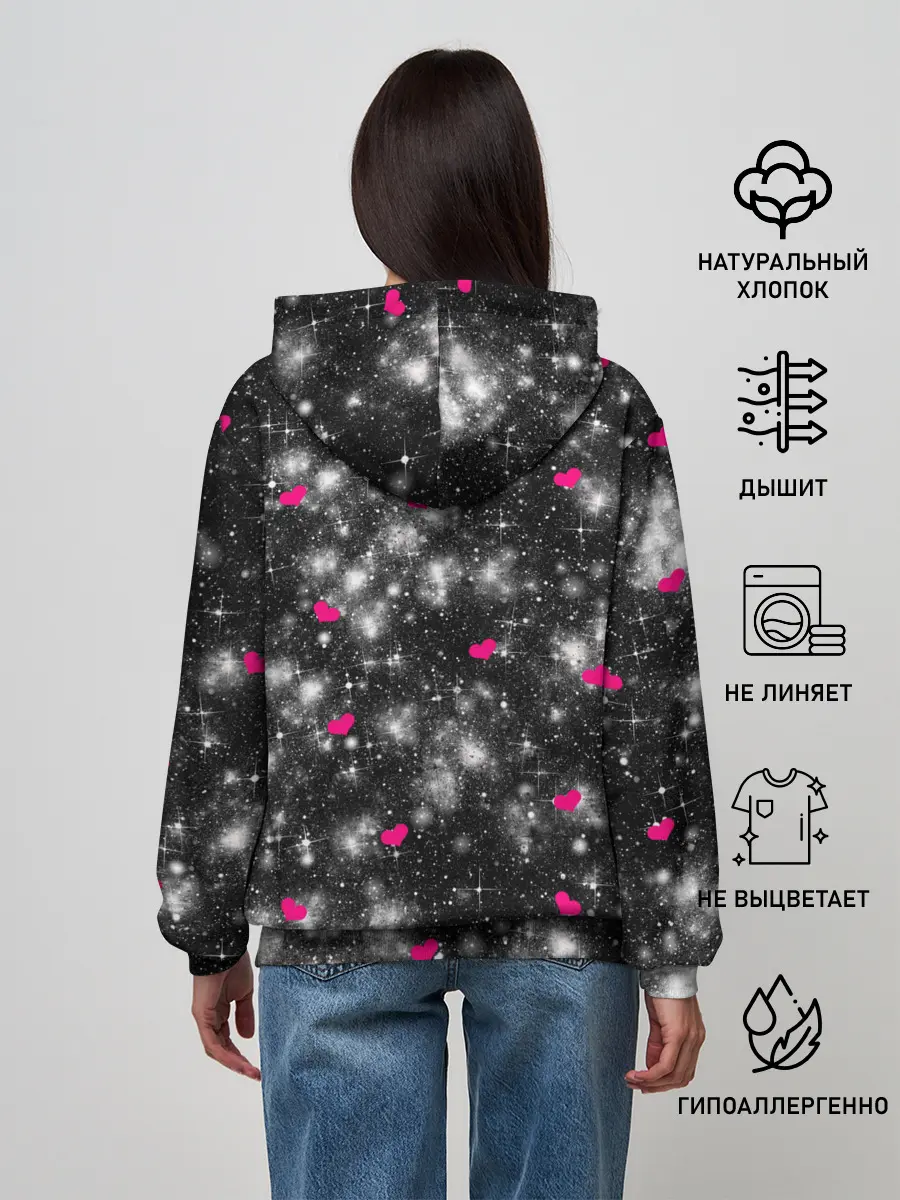 Женское худи / Кошачья Любовь