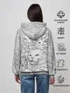 Женское худи / Коты мемы кошки