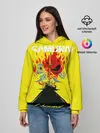Женское худи / Киберпанк 2077 + Киану на спине