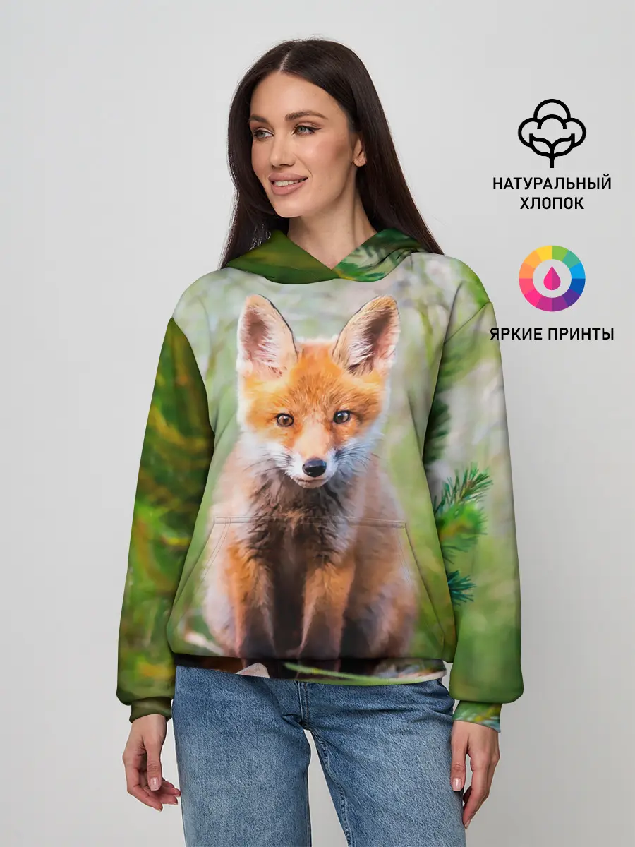 Женское худи / Лисичка