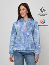 Женское худи / 3d ice glitch