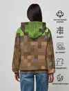 Женское худи / Minecraft камуфляж