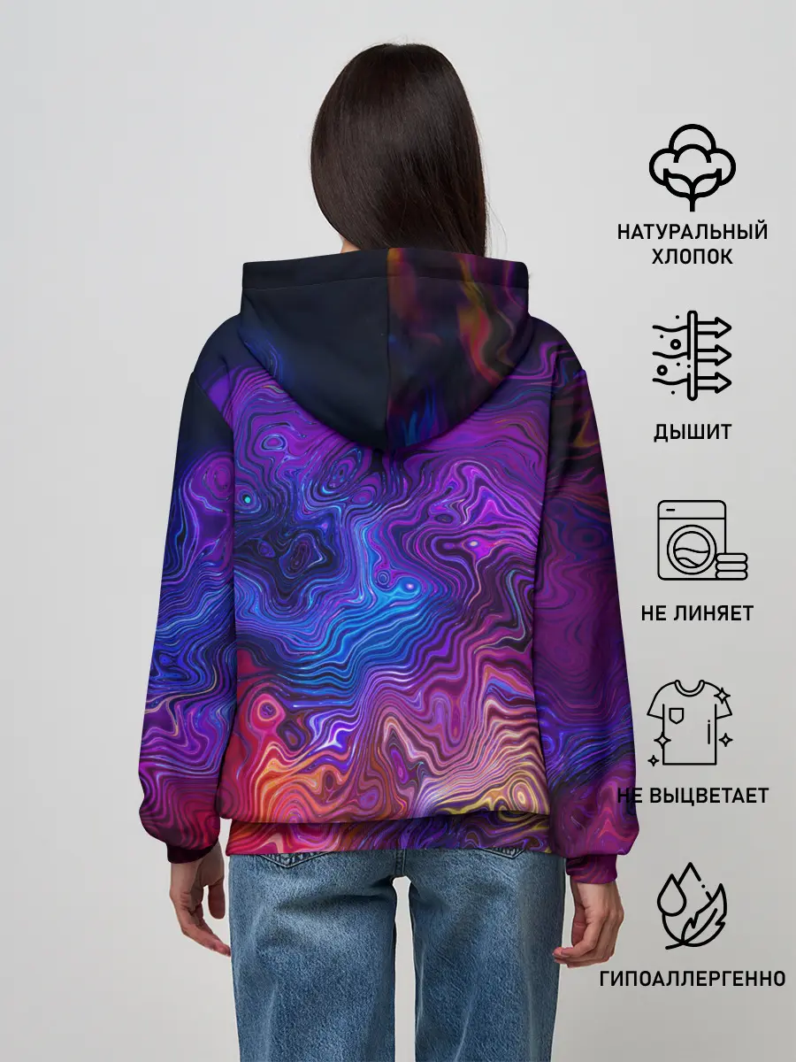 Женское худи / НЕОНОВЫЕ РАЗВОДЫ