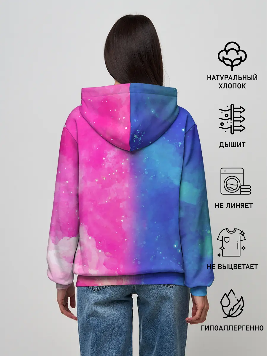Женское худи / Радуга Дэш