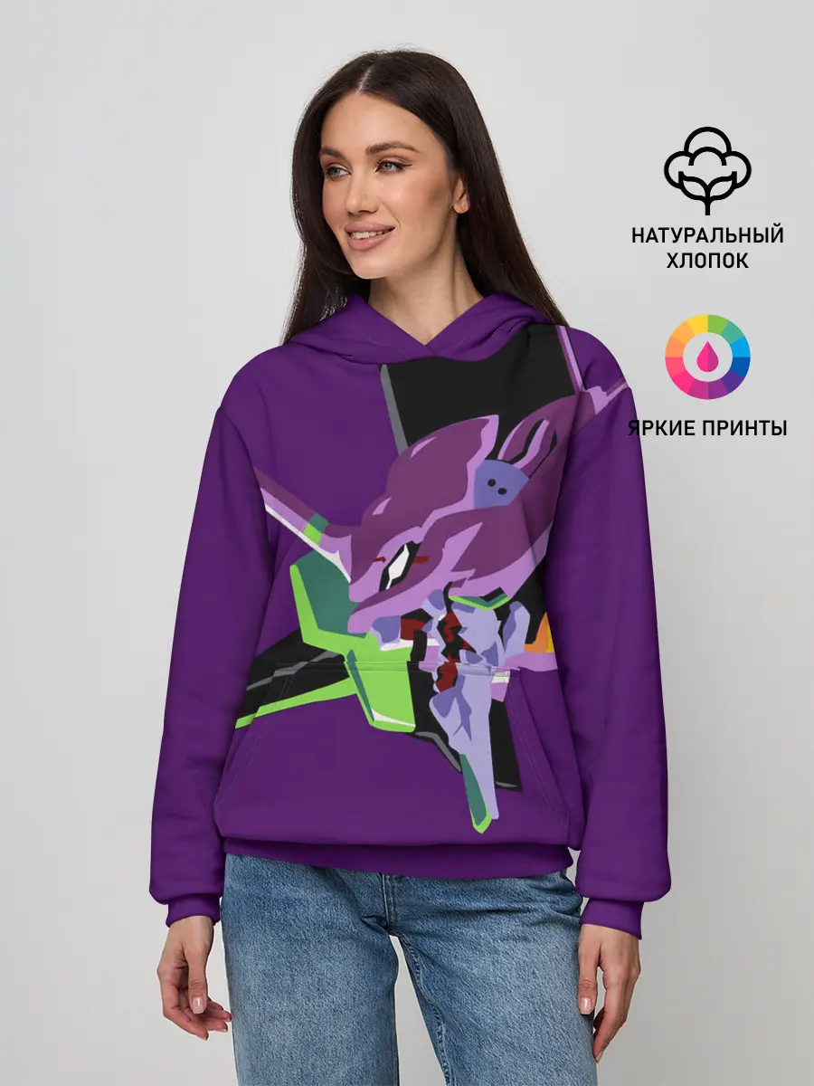 Женское худи / Евангилион