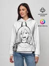 Женское худи / Black and White Anime