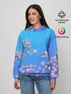 Женское худи / Цветы сакуры