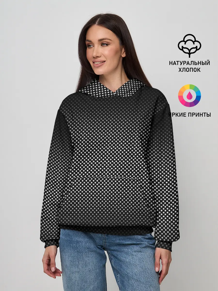 Женское худи / Абстракция точки