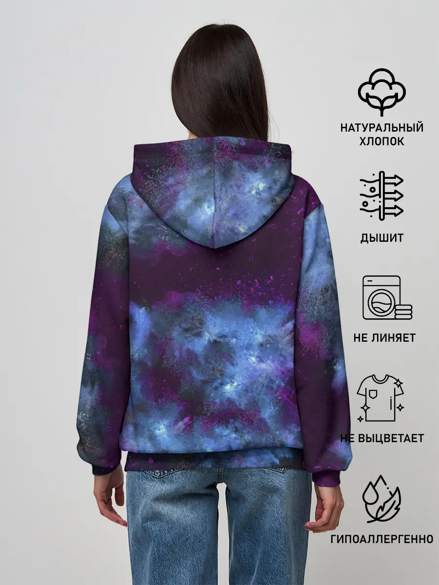 Женское худи / CS GO Blue smoke