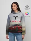 Женское худи / Tesla Roadster