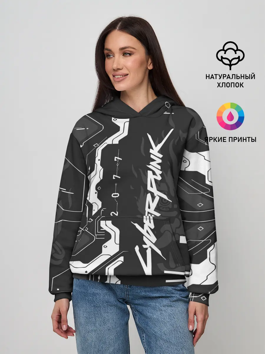 Женское худи / Cyberpunk 2077 Tech