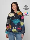 Женское худи / Космические котики