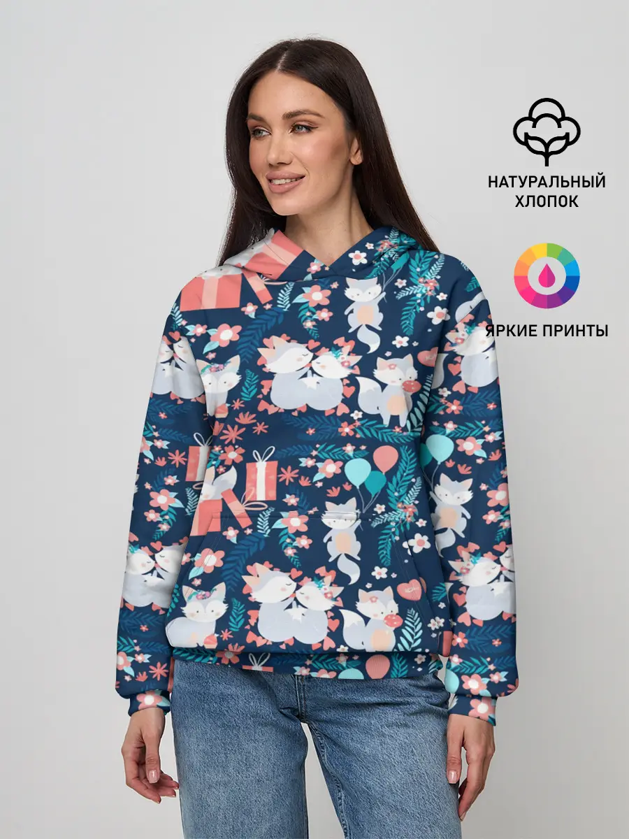 Женское худи / Котики | Подарки