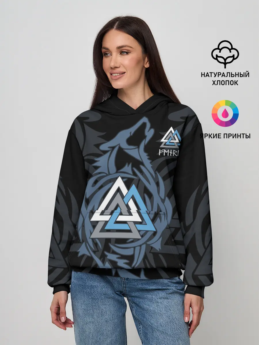 Женское худи / Волк Фенрир