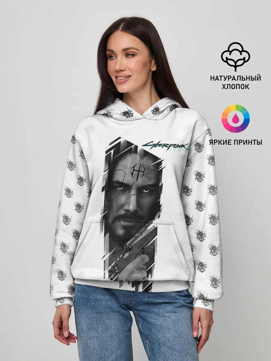 Женское худи / Cyberpunk 2077