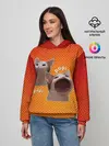 Женское худи / Cat Pop