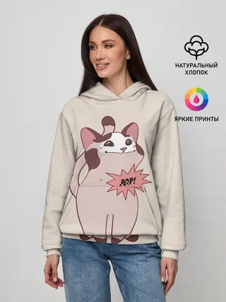 Женское худи / Pop Cat