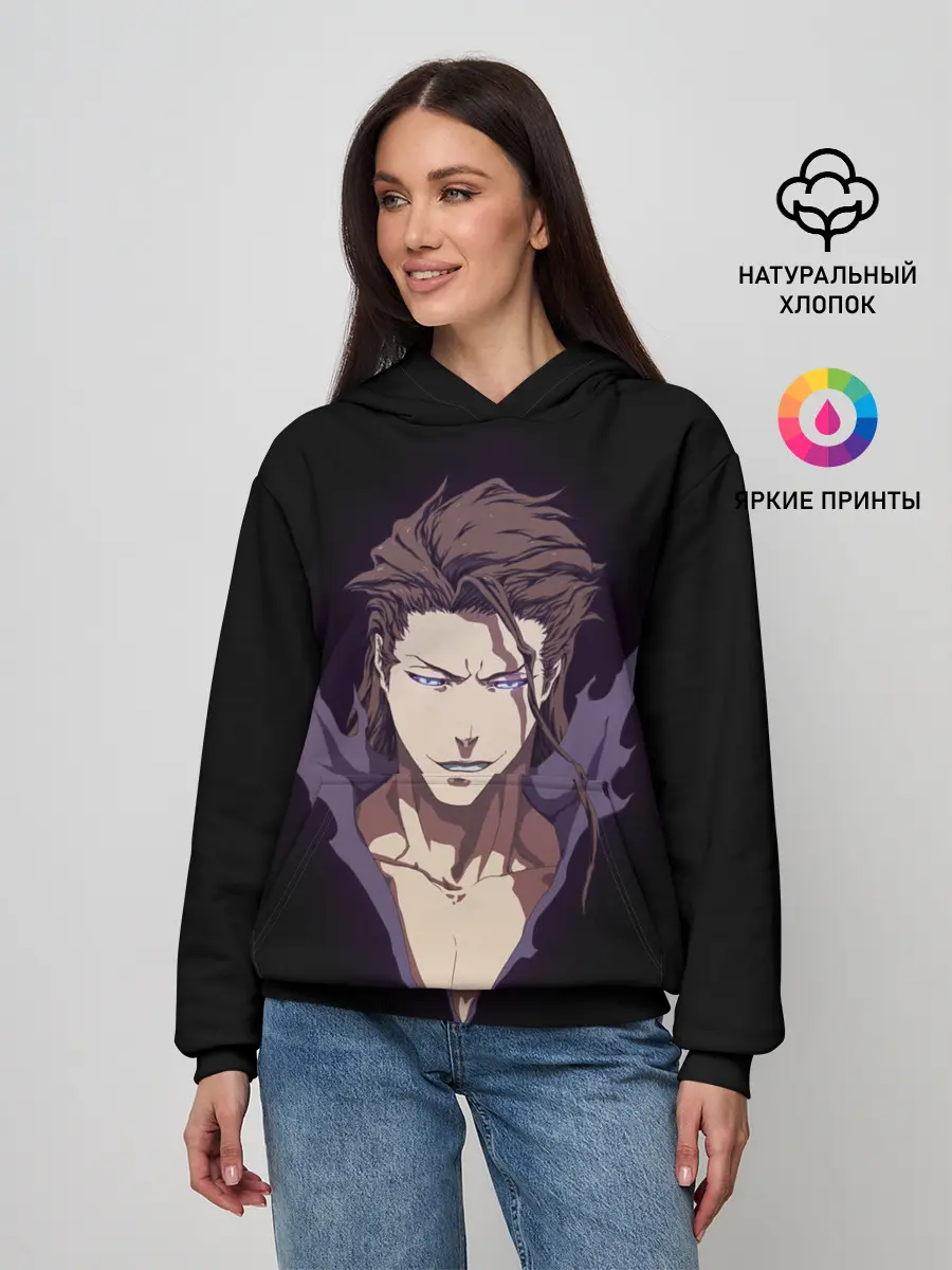 Женское худи / Блич герой