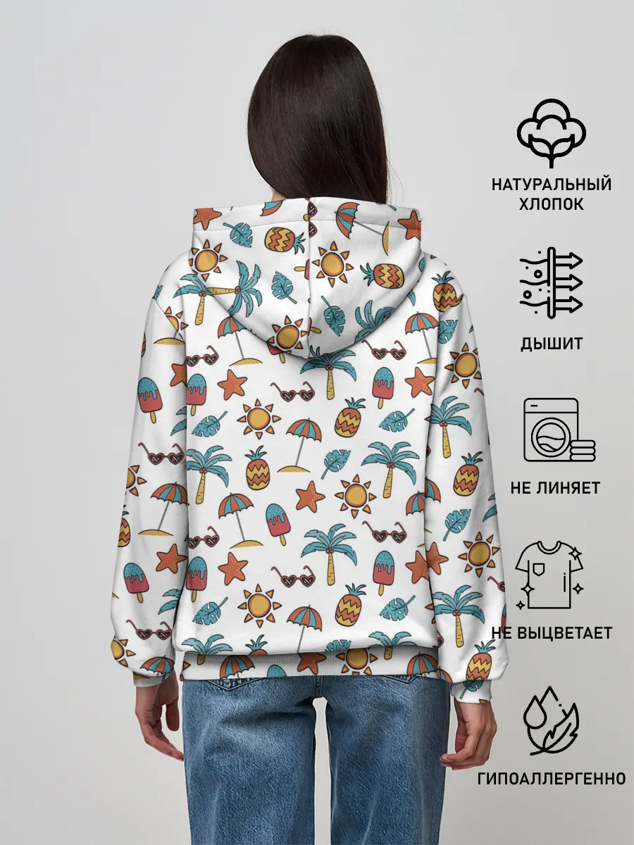 Женское худи / Летний паттерн