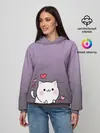Женское худи / влюбленный котенок