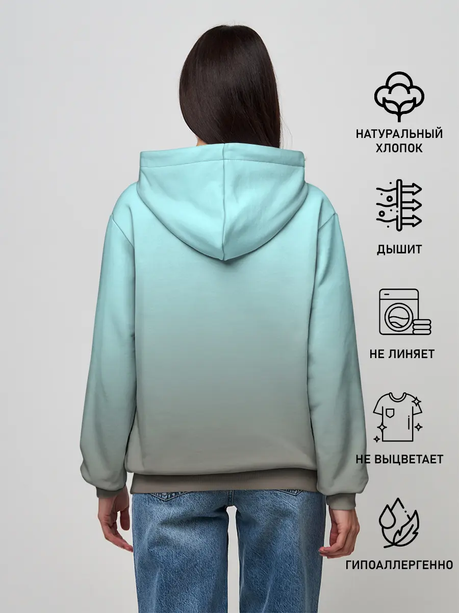 Женское худи / Малыш хаски