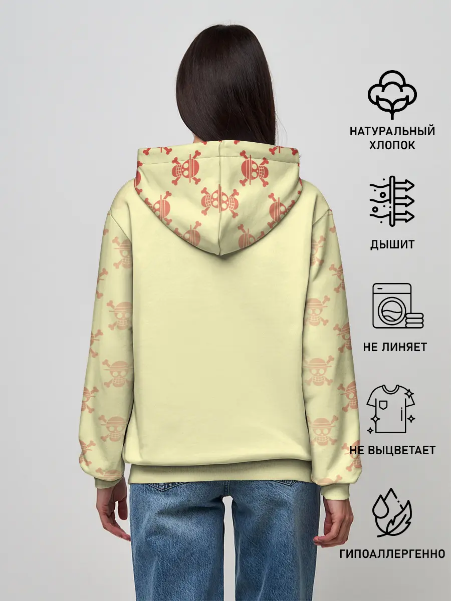 Женское худи / Пираты Соломенной Шляпы | One Piece