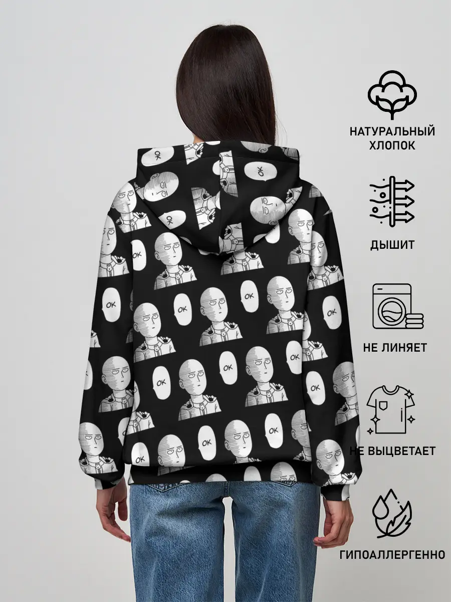 Женское худи / ONE-PUNCH MAN | ВАН ПАНЧ МАН