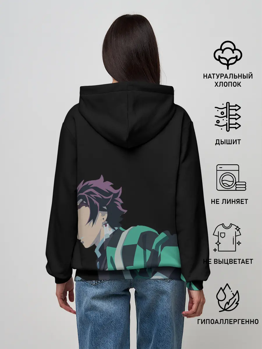 Женское худи / Tanjirou Kamado