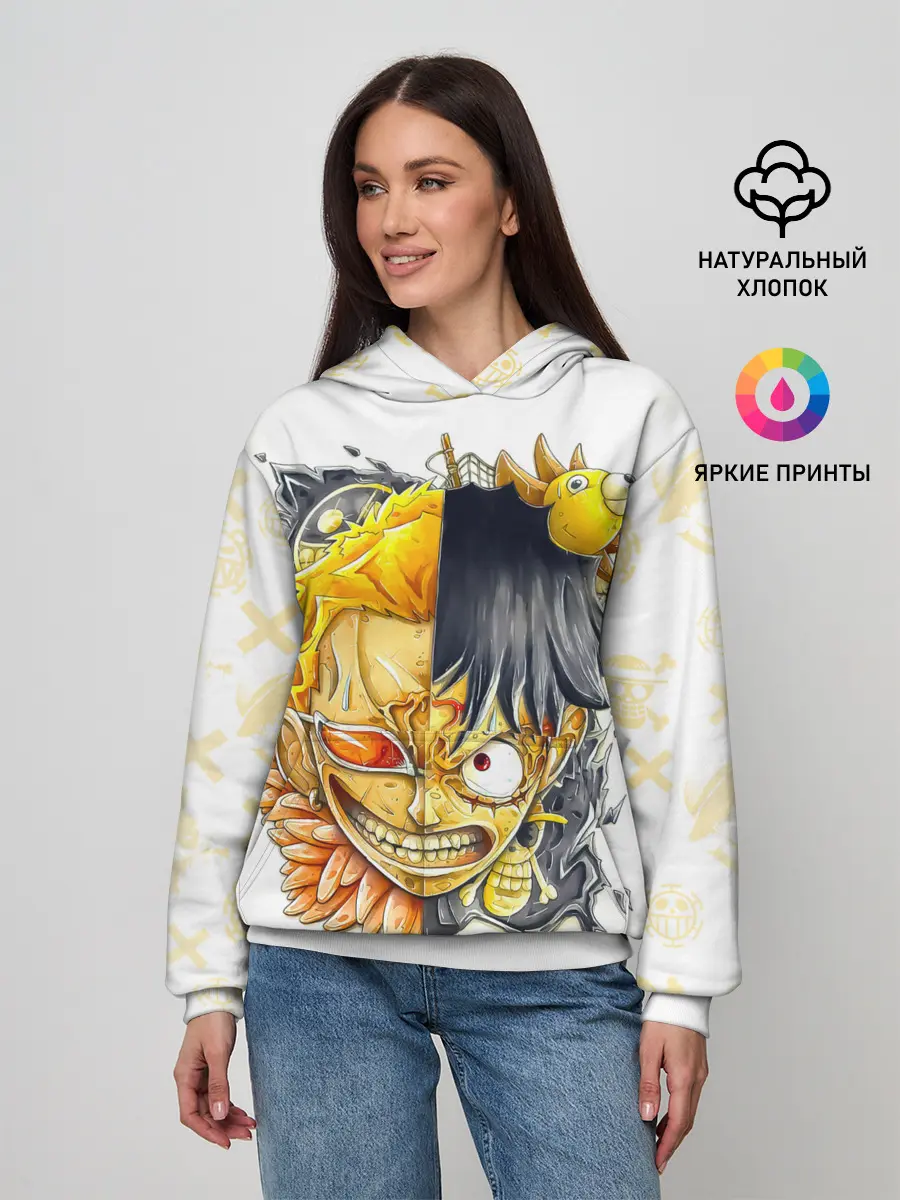 Женское худи / Донкихот vs Луффи | One Piece