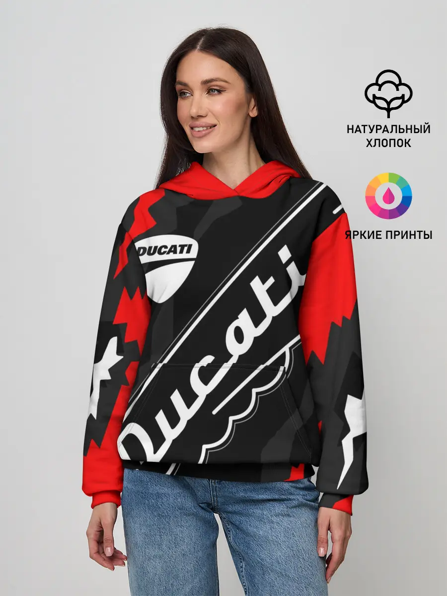Женское худи / DUCATI / ДУКАТИ / SPORT