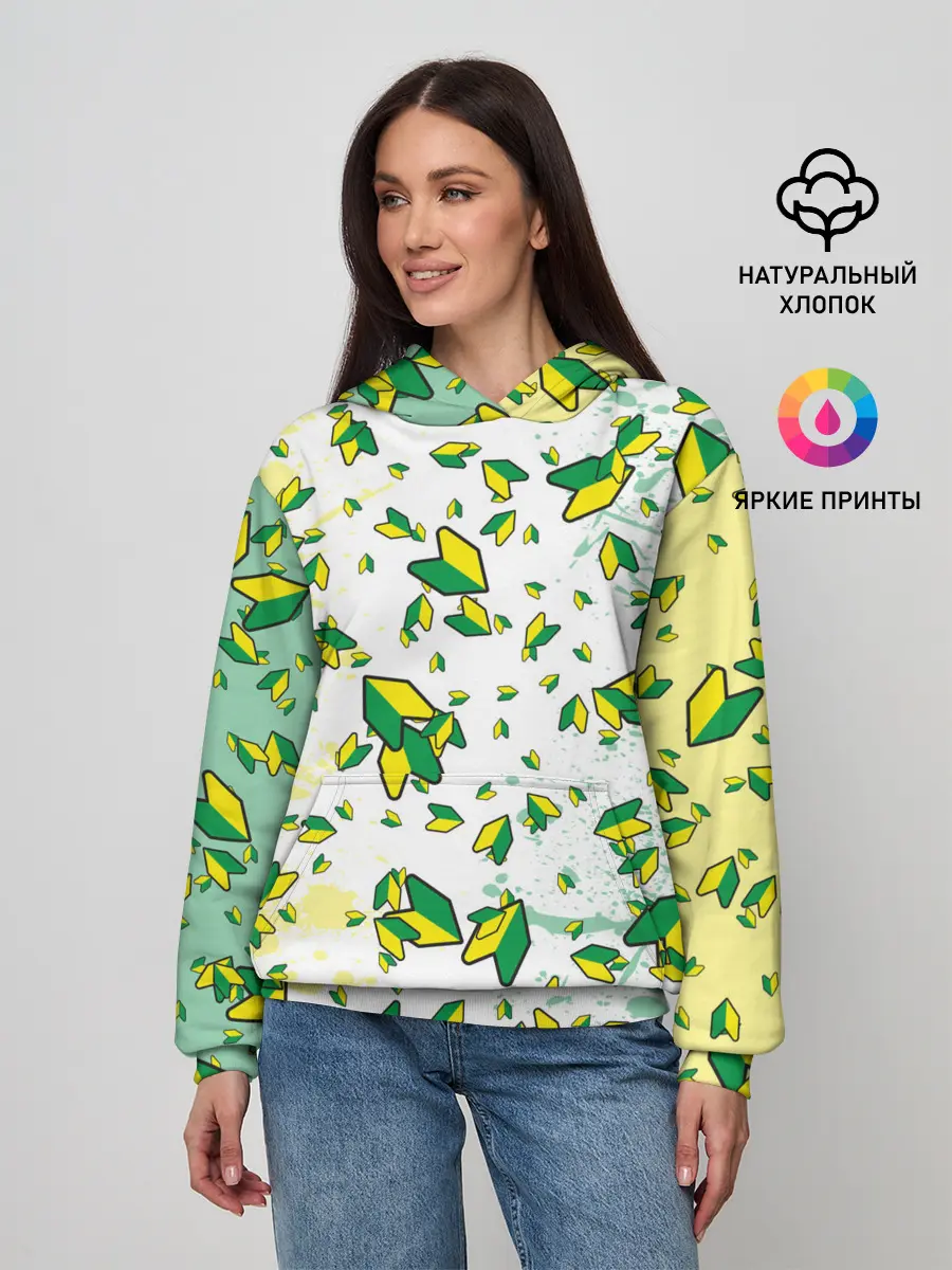 Женское худи / JDM | ПАТТЕРН | ЯПОНОВОД