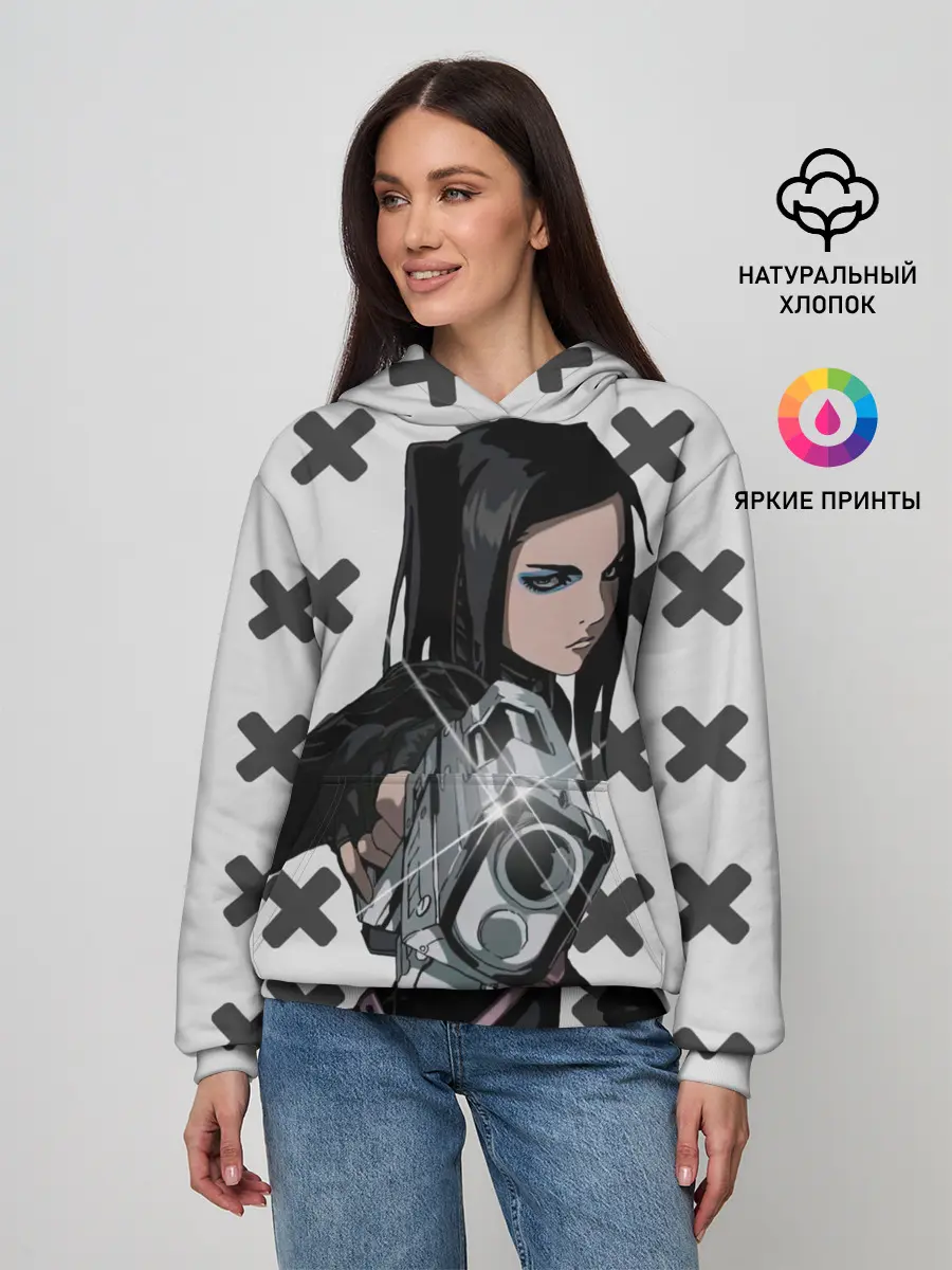 Женское худи / Риэл Мэйер из Эрго Прокси